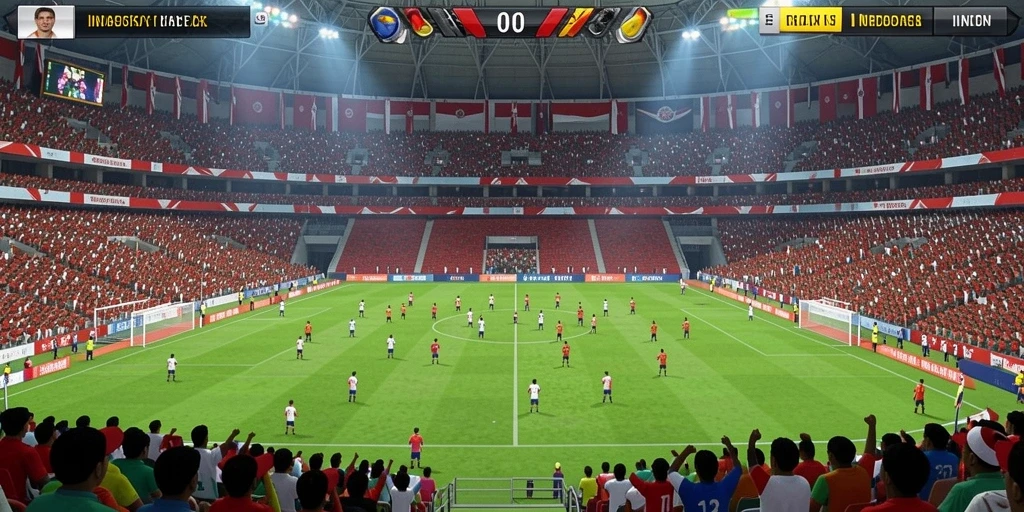 Screenshot menampilkan grafis tajam dan karakter yang menarik.