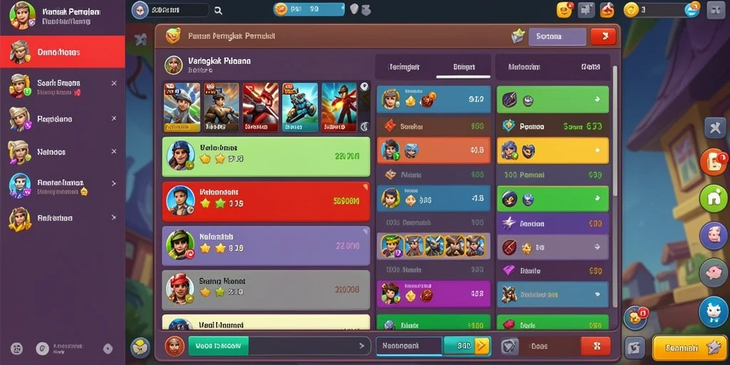 Tangkapan layar WDBOS yang menampilkan level menantang.